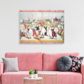 Plakatwerbung für den Barnum Leinwanddruck (Insitu (Wohnzimmer))