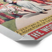 Plakatwerbung für den Barnum Poster (Ecke)