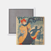 Plakatwerbung für den Palais de Glace Magnet (Vorderseite/Rückseite)