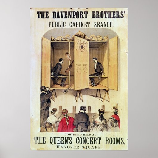 Plakatwerbung für eine psychische Leistung Poster (Vorne)