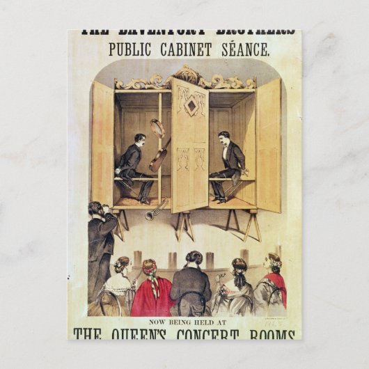 Plakatwerbung für eine psychische Leistung Postkarte (Vorderseite)