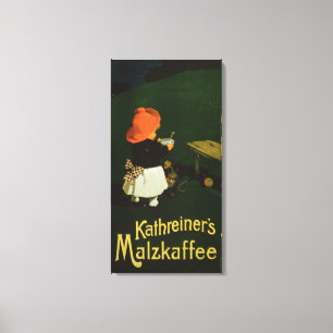 Plakatwerbung für "Kathreiner's Malt Coffee" Leinwanddruck
