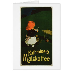 Plakatwerbung für 'Kathreiners Malz Coffee