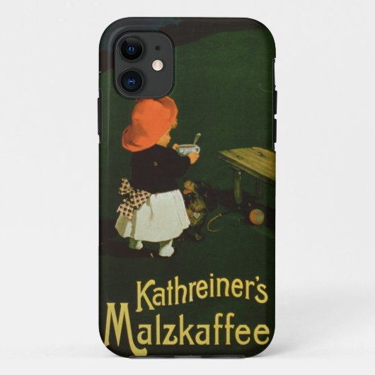 Plakatwerbung für 'Kathreiners Malz Coffee Case-Mate iPhone Hülle (Rückseite)