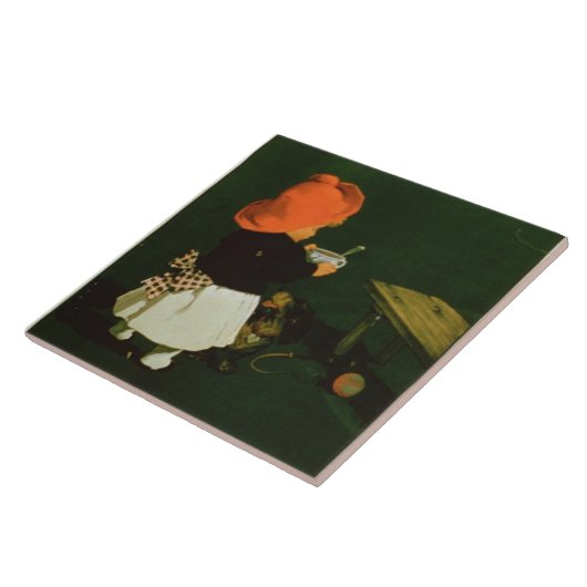 Plakatwerbung für 'Kathreiners Malz Coffee Fliese (Seite)