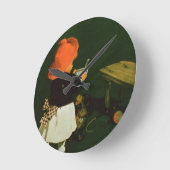 Plakatwerbung für 'Kathreiners Malz Coffee Runde Wanduhr (Winkel)