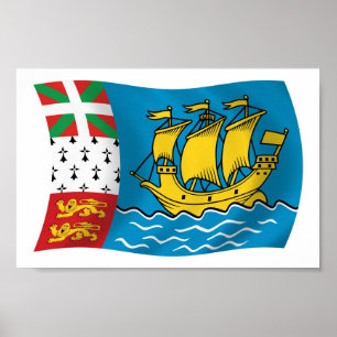 Plakatwerbung für Saint Pierre und Miquelon Poster