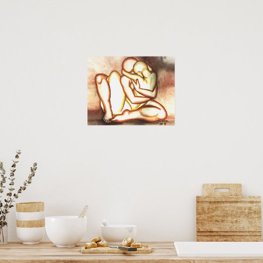 Plakatwerbung für Stickereien drucken Zeichnend Ab Poster (Küche)