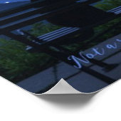 Plakatwerbung für traurige und einsame Haustiere P Poster (Ecke)