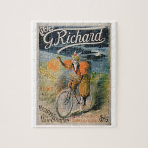 Plakatwerbung "G. Richard Cycles", Paris (Col. Puzzle