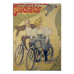 Plakatwerbung Gladiatorfahrräder