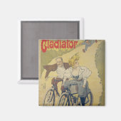 Plakatwerbung Gladiatorräder Magnet (Vorderseite/Rückseite)