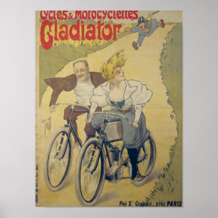 Plakatwerbung Gladiatorräder Poster