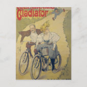 Plakatwerbung Gladiatorräder Postkarte (Vorderseite)