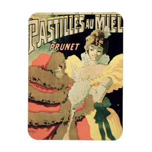 Plakatwerbung "Honig-Pastillen" durch Prunet, PA Magnet