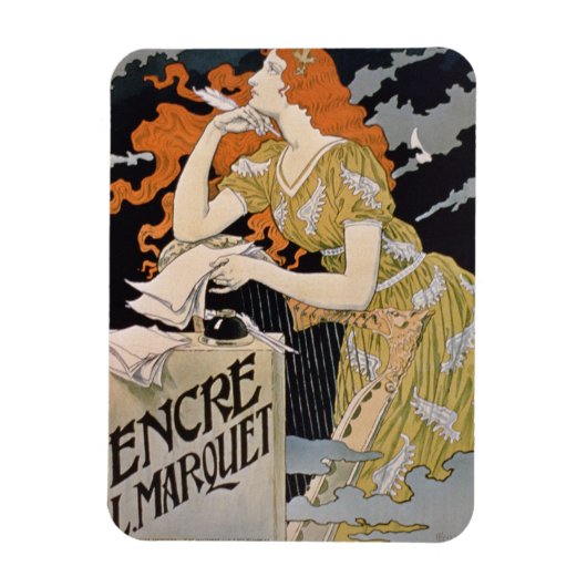 Plakatwerbung 'L. Marquet Ink, das Beste von allen Magnet (Vertikal)