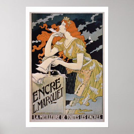 Plakatwerbung 'L. Marquet Ink, das Beste von allen Poster (Vorne)