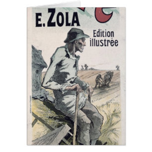 Plakatwerbung "La Terre" durch Emile Zola, 1889