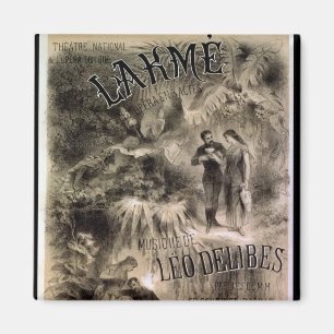 Plakatwerbung "Lakme" Magnet