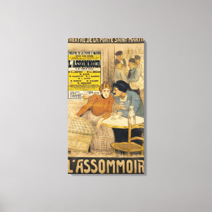 Plakatwerbung L'Assommoir durch M.M.W. Leinwanddruck
