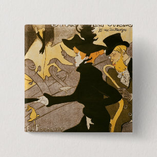 Plakatwerbung 'Le Henrides Toulouse-Lautrec Button