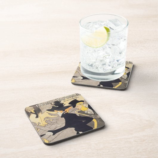 Plakatwerbung 'Le Henrides Toulouse-Lautrec | Untersetzer (Rechte Seite)