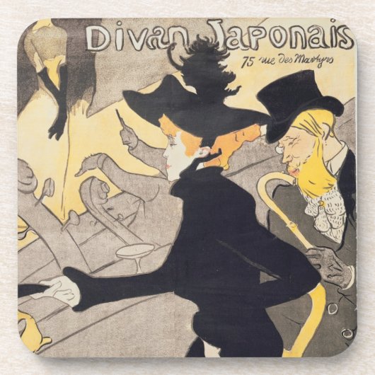 Plakatwerbung 'Le Henrides Toulouse-Lautrec | Untersetzer (Vorderseite)