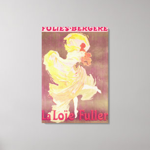 Plakatwerbung Loie voller Leinwanddruck