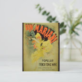 Plakatwerbung "Mariani Wine, populär Französisch T Postkarte (Stehend Vorderseite)