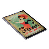 Plakatwerbung "Pur Champagne", von Damery, E Notizblock (Rechte Seite)