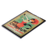 Plakatwerbung "Pur Champagne", von Damery, E Notizblock (Linke Seite)