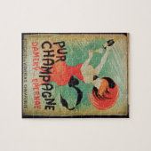 Plakatwerbung "Pur Champagne", von Damery, E Puzzle (Horizontal)
