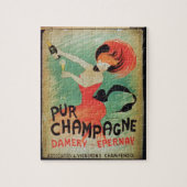 Plakatwerbung "Pur Champagne", von Damery, E Puzzle (Vertikal)