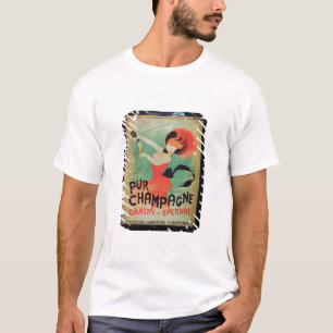 Plakatwerbung "Pur Champagne", von Damery, E T-Shirt
