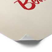 Plakatwerbung Queen Bermuda Dampfschiff Poster (Ecke)