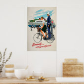 Plakatwerbung Queen Bermuda Dampfschiff Poster (Küche)
