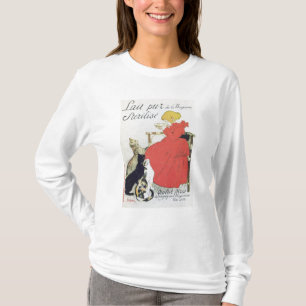 Plakatwerbung reine entkeimte Milch T-Shirt