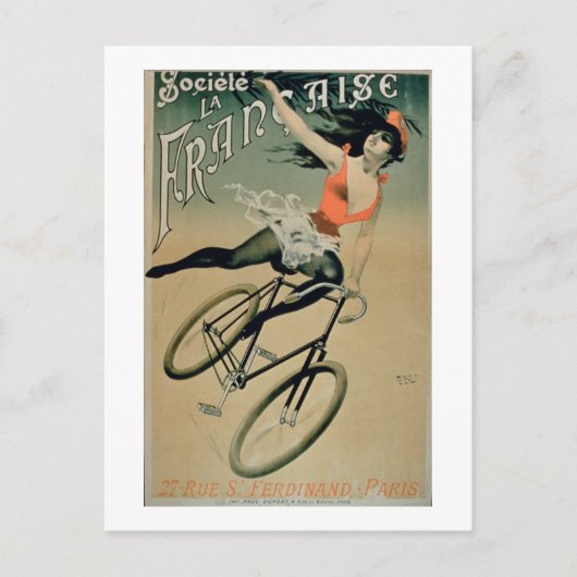 Plakatwerbung "Societe La Francaise", Paris ( Postkarte (Vorderseite)