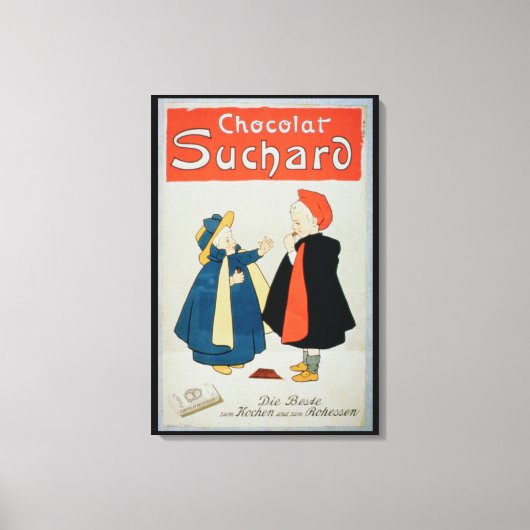 Plakatwerbung "Suchard Chocolate" (Farbe beleuchte Leinwanddruck (Vorderseite)