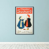 Plakatwerbung "Suchard Chocolate" (Farbe beleuchte Leinwanddruck (Insitu (Holzboden))