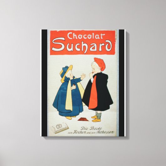 Plakatwerbung "Suchard Chocolate" (Farbe beleuchte Leinwanddruck (Vorderseite)