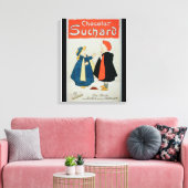 Plakatwerbung "Suchard Chocolate" (Farbe beleuchte Leinwanddruck (Insitu (Wohnzimmer))