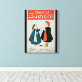 Plakatwerbung "Suchard Chocolate" (Farbe beleuchte Leinwanddruck (Insitu (Holzboden))