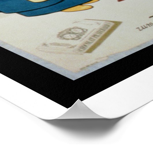 Plakatwerbung "Suchard Chocolate" (Farbe beleuchte Poster (Ecke)