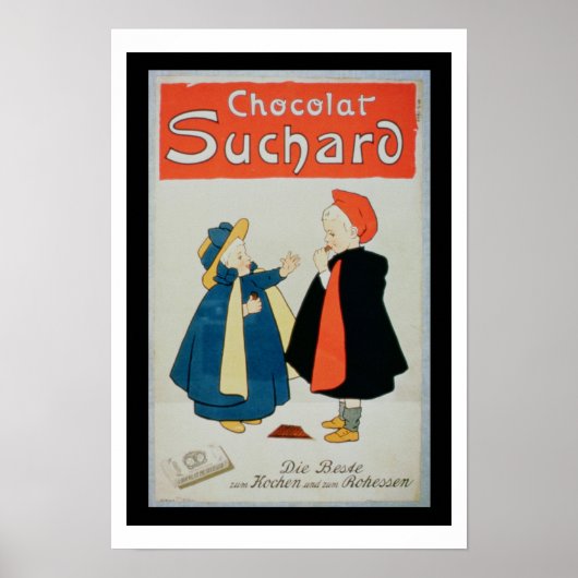 Plakatwerbung "Suchard Chocolate" (Farbe beleuchte Poster (Vorne)