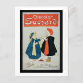 Plakatwerbung "Suchard Chocolate" (Farbe beleuchte Postkarte (Vorderseite)
