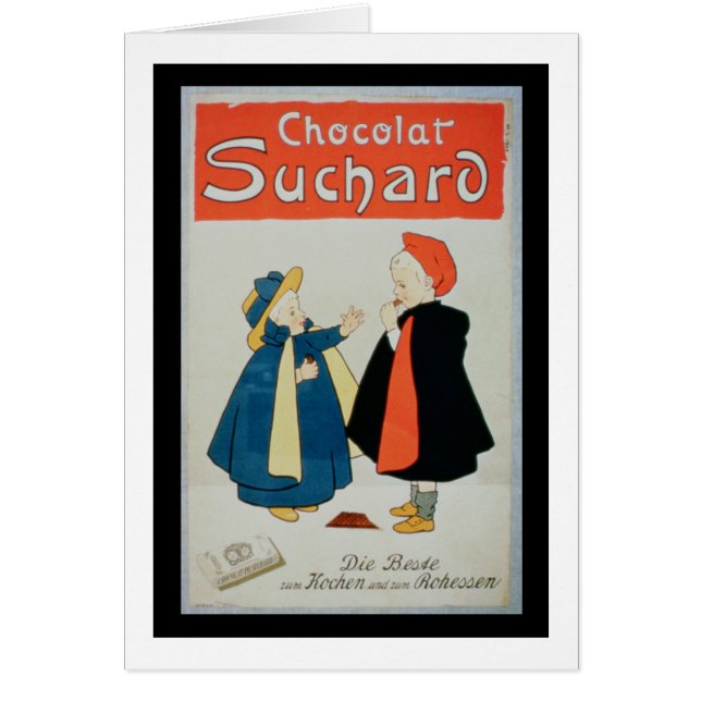 Plakatwerbung "Suchard-Schokolade" (Farbe (Vorne)