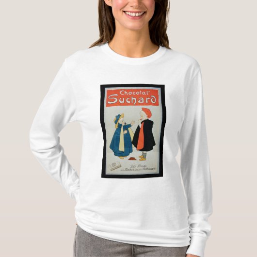 Plakatwerbung "Suchard-Schokolade" (Farbe T-Shirt (Vorderseite)
