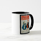 Plakatwerbung "Suchard-Schokolade" (Farbe Tasse (VorderseiteRechts)
