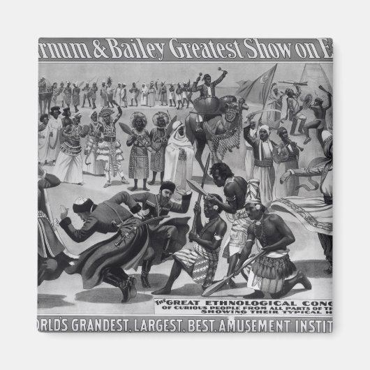 Plakatwerbung: 'The Barnum and Bailey Magnet (Vorne)